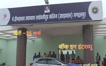 लाईवलीहुड कॉलेज जगदलपुर में अतिथि प्रशिक्षकों की भर्ती के लिए 25 मार्च को