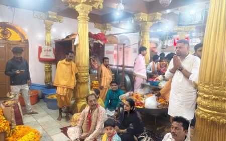 चैत्र नवरात्रि पर मां दंतेश्वरी की पूजा अर्चना की कुमार जयदेव ने