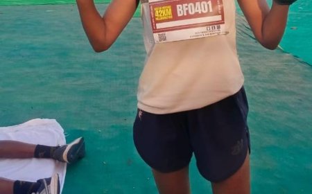 कुसुम शार्दूल ने 42 किमी बस्तर हेरिटेज मैराथन में मारी बाज़ी