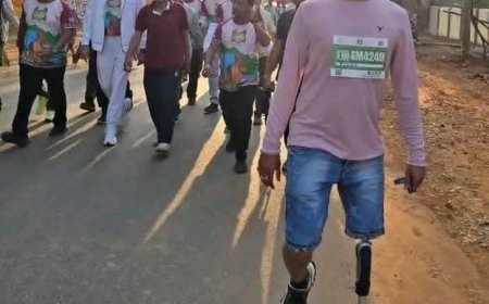 बस्तर हेरिटेज मैराथन, उम्र की सीमाओं को लांघकर दौड़ पड़ा जज्बा