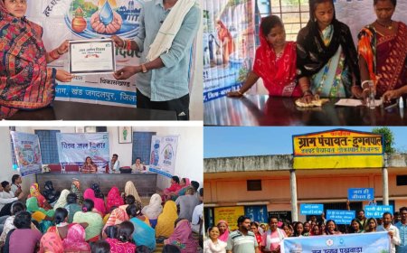 दुगनपाल में जल अर्पण दिवस के साथ मनाया गया विश्व जल दिवस,ग्रामीणों ने ली जल संरक्षण की शपथ