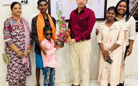 बस्तर के नन्हे ललित की आंखों में लौटी रोशनी,जिला अस्पताल में हुआ जन्मजात मोतियाबिंद का सफल ऑपरेशन