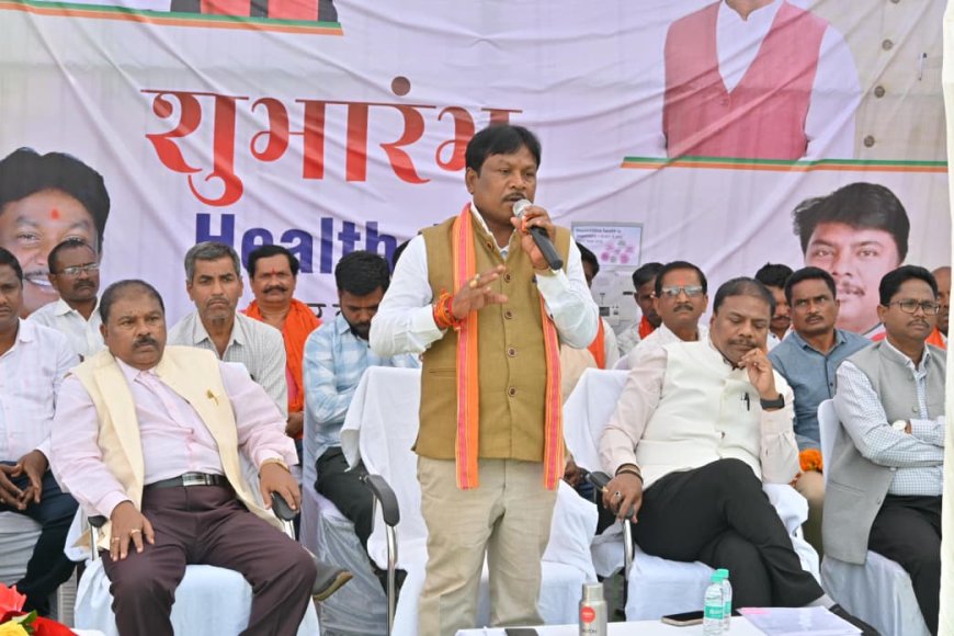 स्वस्थ बस्तर में महारानी अस्पताल, डिमरापाल और भानपुरी को मिली अत्याधुनिक हेल्थ एटीएम की सौगात – बस्तर सांसद महेश कश्यप