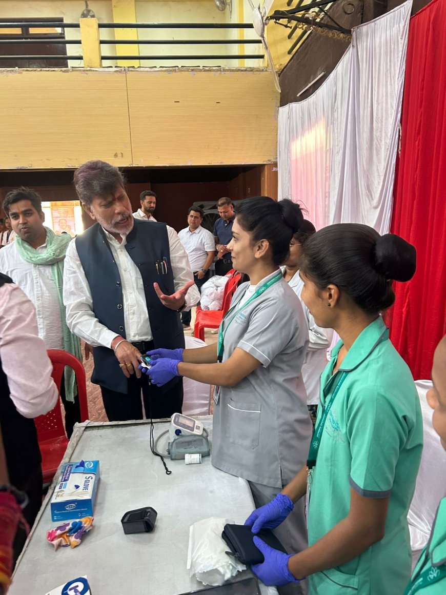 अंतरराष्ट्रीय महिला दिवस पर कोंटीनेंटल हॉस्पिटल ने लगाया स्वास्थ्य शिविर