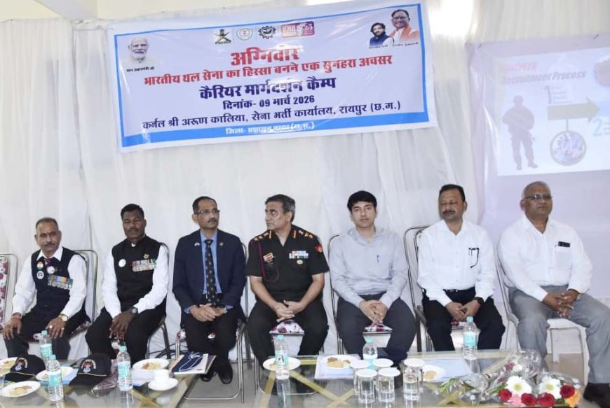 अग्निवीर भर्ती अभियान के लिए कलेक्टर श्री आकाश छिकारा ने दिया कैरियर मार्गदर्शन