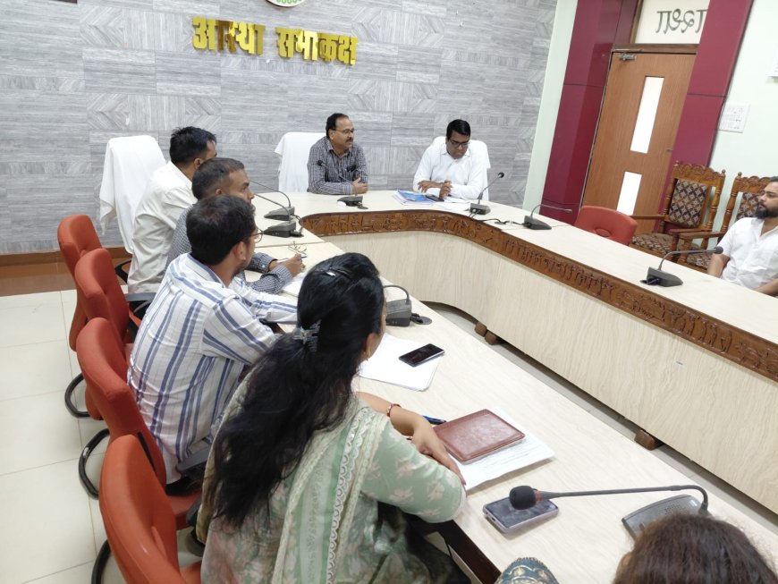 कलेक्टर श्री आकाश छिकारा के निर्देश पर गैस आपूर्ति की समीक्षा