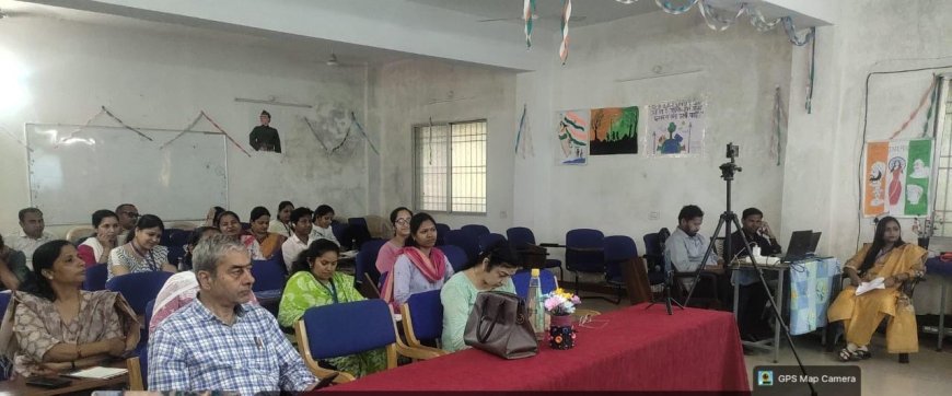 शासकीय दंतेश्वरी स्नातकोत्तर महिला महाविद्यालय जगदलपुर में प्राध्यापक विकाश कार्यक्रम आयोजन किया गया