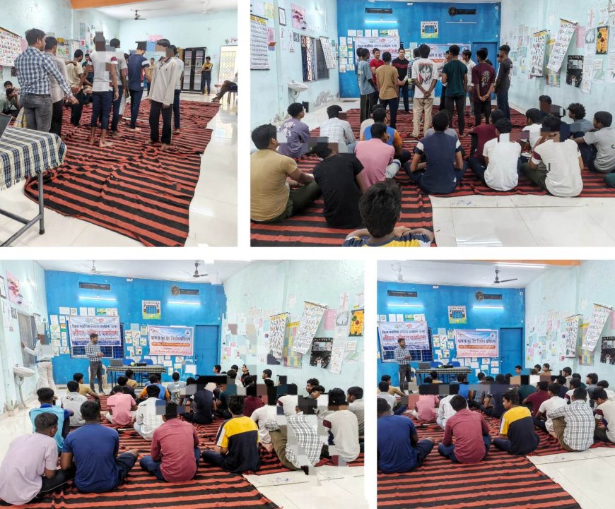 मनो साधना शिविर के माध्यम से संवर रहा बच्चों का भविष्य , जिला मानसिक स्वास्थ्य कार्यक्रम टीम ने सिखाए जीवन कौशल