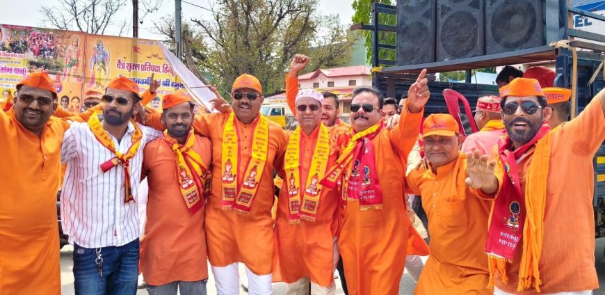 सिन्धी समाज ने साईं झूलेलाल जन्मोत्सव पर निकाली भव्य दुपहिया वाहन रैली व बहराणा साहिब शोभायात्रा