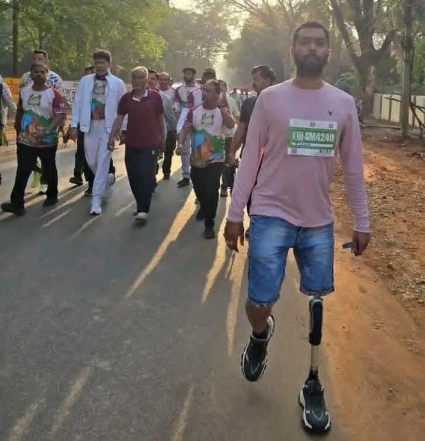 बस्तर हेरिटेज मैराथन, उम्र की सीमाओं को लांघकर दौड़ पड़ा जज्बा
