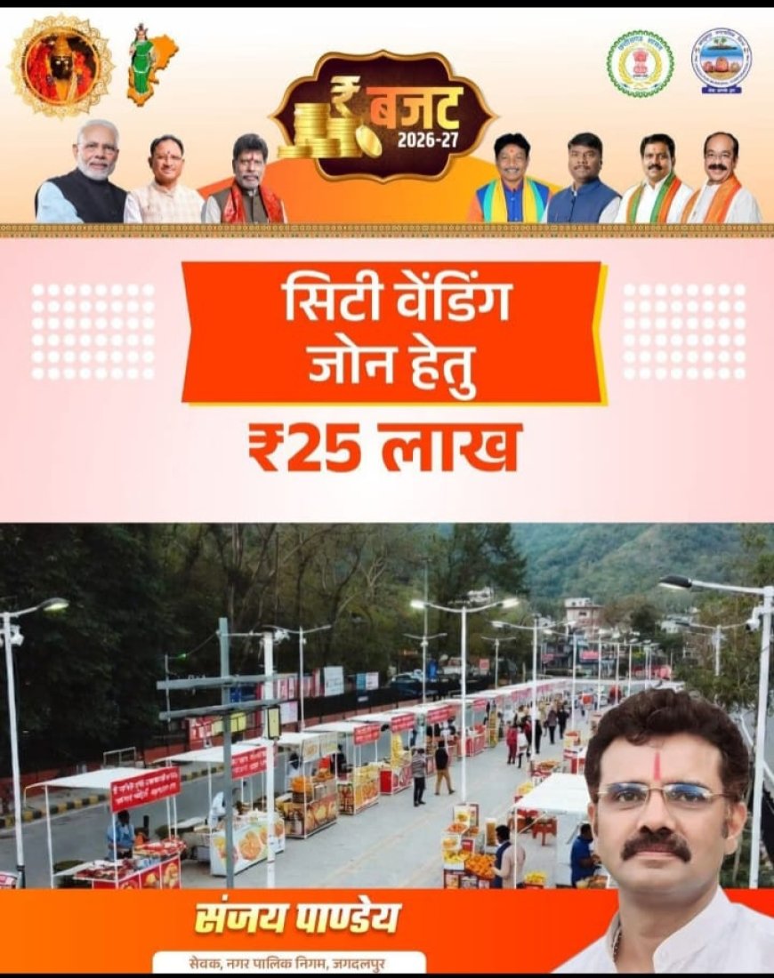 📢 बजट के बीच बड़ा राजनीतिक मोड़: 2 अरब 40 करोड़ का बजट पेश,  बजट को मिला समर्थन, वेंडिंग ज़ोन से मिलेगा रोजगार
