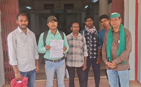 भारतीय किसान यूनियन बस्तर जिला संघ द्वारा बैंक कर्मी किसान से धोखाधड़ी करने के मामले में सौंपा ज्ञापन –