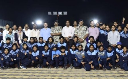 खेलो इंडिया ट्राइबल गेम्स, कमिश्नर सहित आईजी, कलेक्टर और एसपी ने बस्तर के खिलाड़ियों का बढ़ाया उत्साह