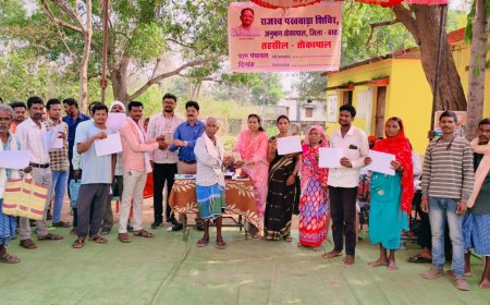 ग्रामीणों की राजस्व और शासकीय कार्यों के लिए प्रशासन ने लगाई ग्रामीण क्षेत्रों में शिविर