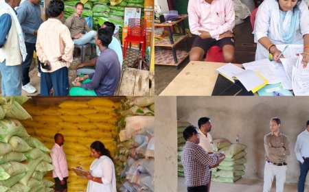 जिले में खाद बीज बिक्री में अनियमितता पर हुई कार्रवाई