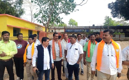 विधायक विनायक गोयल ने हर्राकोडेर में मढ़ई मेला कार्यक्रम में की सहभागिता, क्षेत्र की समृद्धि के लिए की प्रार्थना