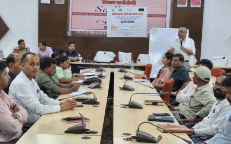बस्तर में मानसिक स्वास्थ्य हेतु अंतर-विभागीय दृष्टिकोण की आवश्यकता पर हुई कार्यशाला