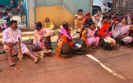 आसना की परदेसिन माता गुड़ी में 'जतरा सेवा' की धूम , 'बादल' संस्था ने किया सांस्कृतिक विरासत का दस्तावेजीकरण
