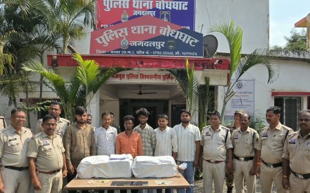 नशे के सौदागरों पर बस्तर पुलिस की बड़ी कार्यवाही 📌 थाना बोधघाट की लगातार कार्यवाही