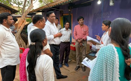 कमिश्नर श्री डोमन सिंह ने मुख्यमंत्री स्वस्थ बस्तर अभियान का लिया जायजा