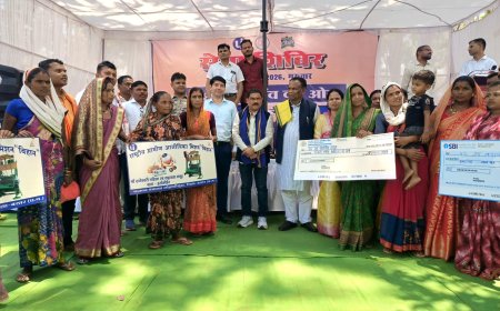 चित्रकोट विधानसभा के सुदूर ग्राम मालेवाही में लगा बहु-विभागीय सेवा शिविर, विधायक विनायक गोयल की उपस्थिति में मिली त्वरित राहत