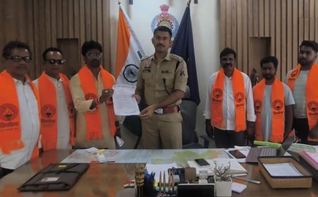 शिवसेना ने  कांकेर पुलिस अधीक्षक को सौंपा ज्ञापन –