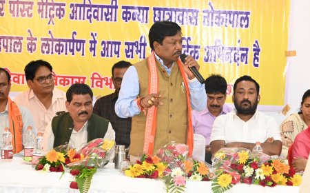 शिक्षा की राह होगी आसान,बस्तर की बेटियों के उज्ज्वल भविष्य के लिए समर्पित कन्या छात्रावास : महेश कश्यप