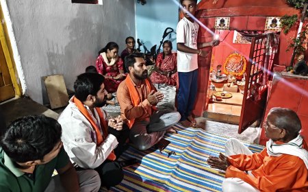 🔥विश्व हिन्दू परिषद एवं बजरंग दल के द्वारा साप्ताहिक मिलन एवं श्री हनुमान चालीसा पाठ सफलतापूर्वक संपन्न!