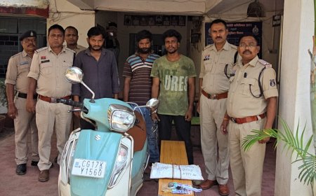 बोधघाट पुलिस की नशे के खिलाफ बड़ी कार्रवाई: 3 आरोपी गिरफ्तार