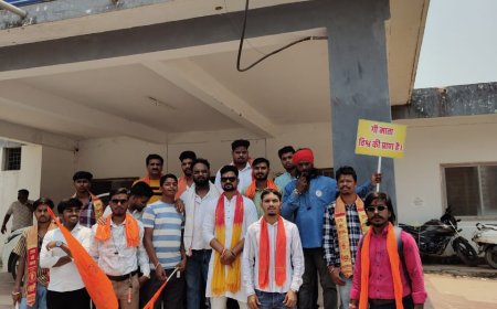 गौ माता को 'राष्ट्रमाता' घोषित करने की मांग, बस्तर जिले की सभी तहसीलों में 'गौ सम्मान आह्वान अभियान' के तहत सौंपा गया ज्ञापन
