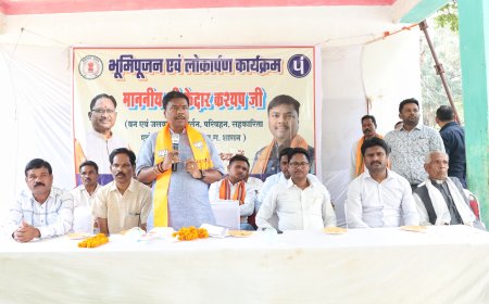 वन मंत्री  केदार कश्यप ने क्षेत्रवासियों को दी 155 लाख रुपए से अधिक के विकास कार्यों की सौगात