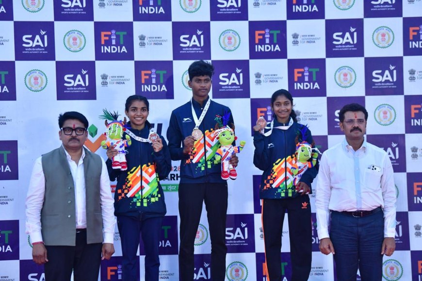 जगदलपुर के धरमपुरा में ऐतिहासिक खेलो इंडिया ट्राइबल गेम्स की एथलेटिक्स स्पर्धाएं