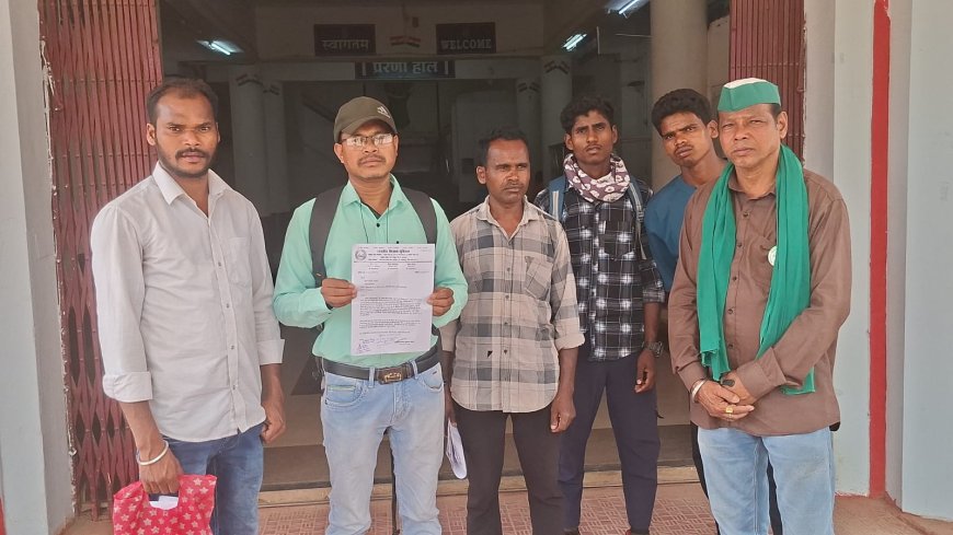 भारतीय किसान यूनियन बस्तर जिला संघ द्वारा बैंक कर्मी किसान से धोखाधड़ी करने के मामले में सौंपा ज्ञापन –