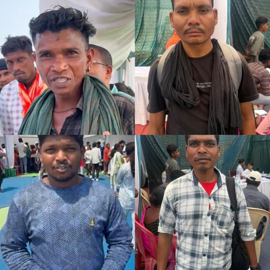 पुनर्वासित हितग्राही भी हुए लाभान्वित, मेगा हेल्थ कैंप से  सुकमा जिले के ग्रामीणों को मिली बड़ी राहत