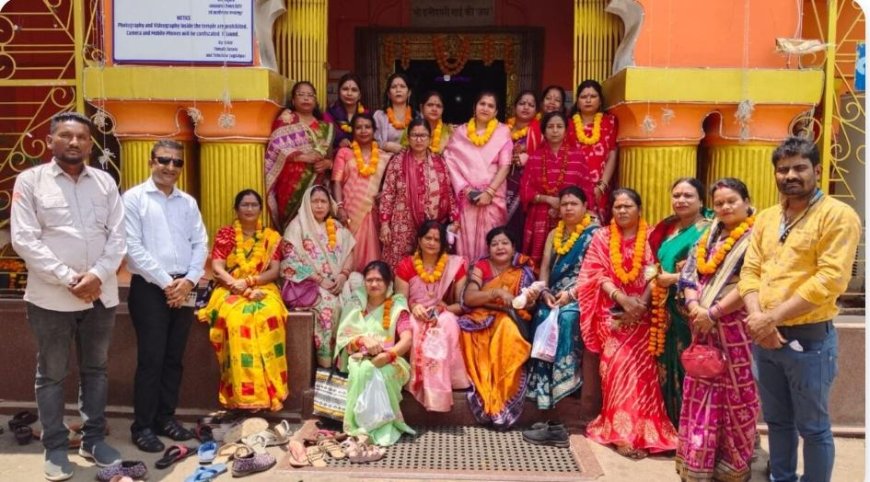 मां दंतेश्वरी के दरबार पहुंची भाजपा महिला मोर्चा की नई टीम, बस्तर की खुशहाली के लिए की विशेष कामना