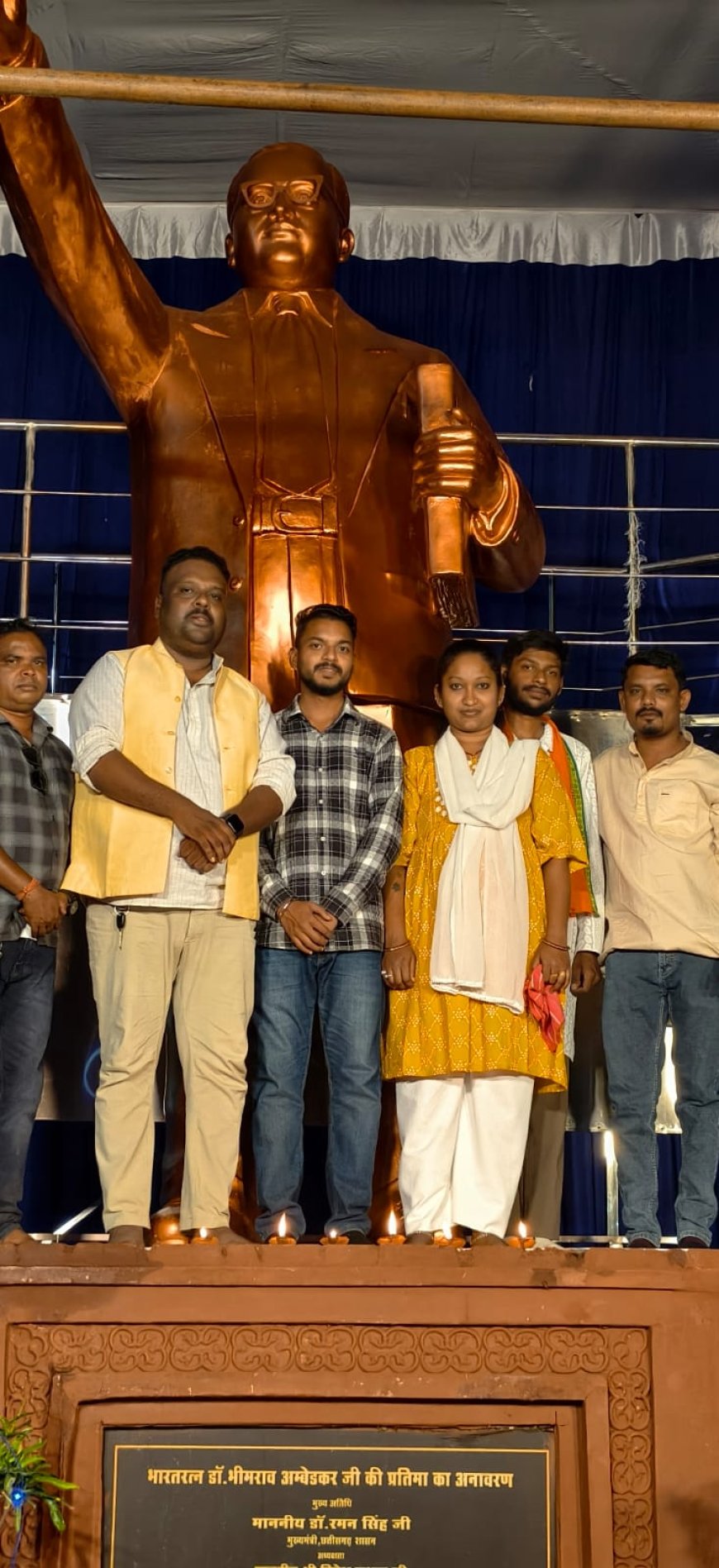 भाजपा अनुसूचित जाति मोर्चा ने मनाई बाबासाहेब की 135वीं जयंती; लालबाग में गूंजे 'जय भीम' और 'जय श्री राम' के नारे