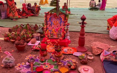 ग्राम देवड़ा ,तारागांव में बस्तर जिला में  कुम्हार समाज के सामाजिक बंधुओं ने मिलकर नरसिंह जयंती पूजा संपन्न