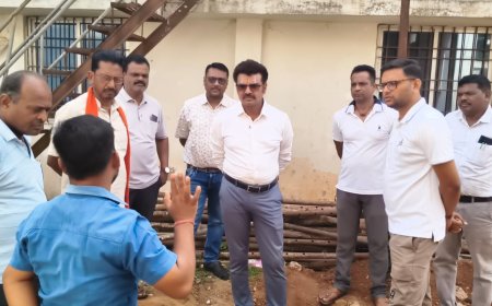 अमृत मिशन योजना के अंतर्गत निर्मित नयामुंडा स्थित वाटर ट्रीटमेंट प्लांट का आज महापौर संजय पांडे द्वारा निरीक्षण किया गया।