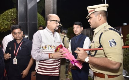 राज्यपाल रमेन डेका का जगदलपुर में आत्मीय स्वागत, अपने तीन दिवसीय बस्तर प्रवास पर पहुंचे।