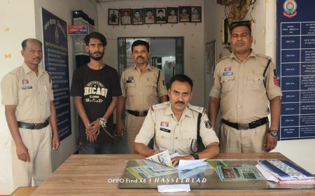 चाकू दिखा कर लहराकर गुंडा गर्दी करने वाले आरोपी को बस्तर पुलिस ने किया गिरफ्तार