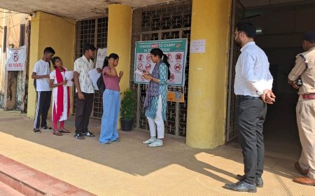 जगदलपुर में कड़ी सुरक्षा के बीच संपन्न हुई प्री-पॉलीटेक्निक प्रवेश परीक्षा