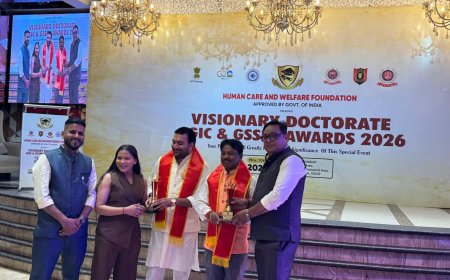 नई दिल्ली में आयोजित 'विजनरी डॉक्टरेट अवार्ड्स' में शामिल हुए बस्तर सांसद महेश कश्यप,विभिन्न क्षेत्रों की विभूतियों को किया सम्मानित
