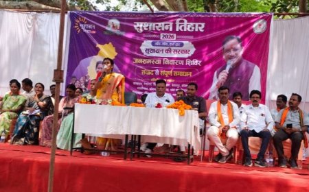 चिंगपाल में सुशासन तिहार के जरिए ग्रामीणों की समस्याओं का हुआ त्वरित समाधान