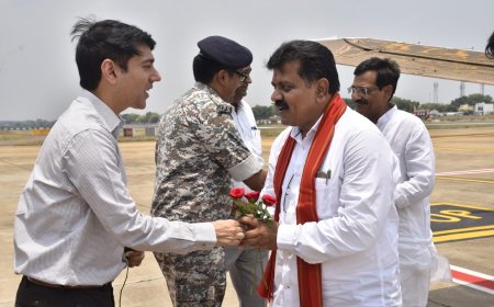 उप मुख्यमंत्री श्री विजय शर्मा का किया गया आत्मीय स्वागत