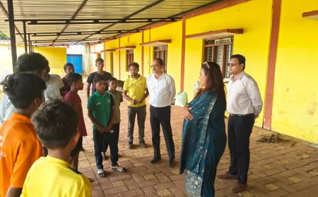 खेल एवं युवा कल्याण विभाग की संचालक ने किया दौरा,खिलाड़ियों को मिलेंगी विश्वस्तरीय सुविधाएं