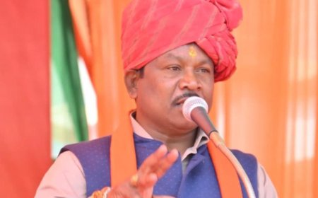 नक्सल मुक्त बस्तर के संकल्प की होगी सिद्धि,'सेवा डेरा' मॉडल से बदलेगी बस्तर की तस्वीर: महेश कश्यप