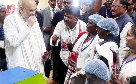 केंद्रीय गृहमंत्री श्री अमित शाह ने चखा बस्तर की इमली का स्वाद बोले यहां की इमली का स्वाद खट्टा नहीं बल्कि मीठा