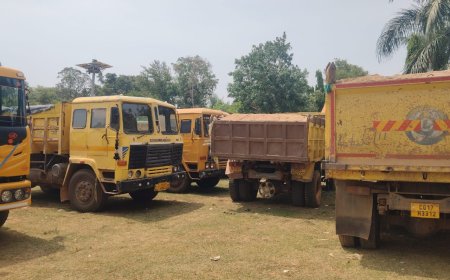 बस्तर में खनिज माफिया पर बड़ी कार्रवाई, अवैध परिवहन करते 6 वाहन जप्त, पुलिस अभिरक्षा में सौंपे गए