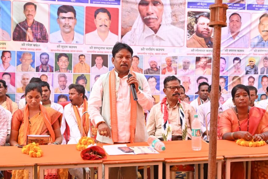 दाबगुड़ा में बिठाल समरथ देव की स्थापना संपन्न,भतरा जनजाति अपनी अद्वितीय परंपराओं के लिए विख्यात : महेश कश्यप
