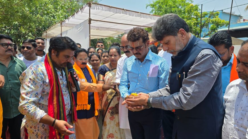 गंगामुंडा तालाब के विकास कार्यों का भूमिपूजन, 3.45 करोड़ रु. तालाब पुनः विकसित होगा, कराए जा रहे हैं विकास के कार्य- किरण सिंह देव